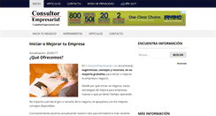 Desktop Screenshot of consultorempresarial.com
